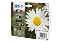 Epson 18XL - 4 - XL - zwart, geel, cyaan, magenta - origineel - blister - inktcartridge - voor Expression Home XP-212, 215, 225, 312, 315, 322, 325, 412, 415, 422, 425