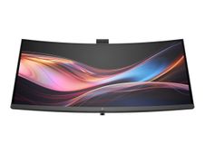 HP 734pm - Series 7 Pro - écran LED - incurvé - 34" - 3440 x 1440 WQHD @ 120 Hz - IPS Black - 400 cd/m² - 2000:1 - DisplayHDR 400 - 5 ms - Thunderbolt 4, HDMI, DisplayPort, USB-C - haut-parleurs - noir, argent