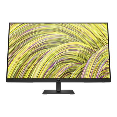 0196548133598-HP P27h G5 - P-Series - écran LED - 27" - 1920 x 1080 Full HD (1080p) @ 75 Hz - IPS - 250 cd/m² - 1000:1 - 5 ms - HDMI, VGA, DisplayPort - haut-parleurs - noir - pour HP 250 G9 Notebook; EliteDesk 800 G6; Portable 600 G9, 800 -Front-0